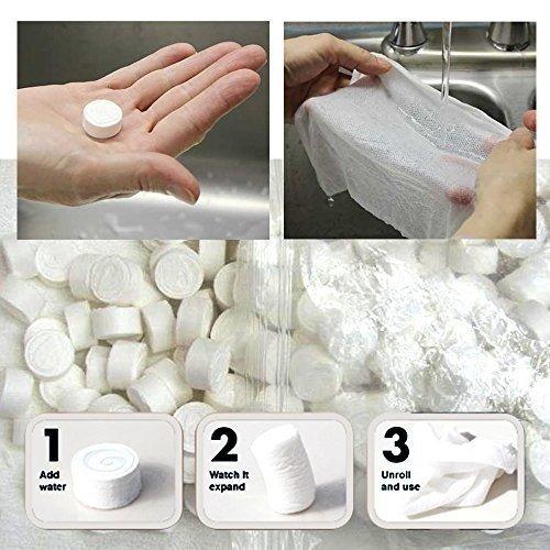 50 Pcs Disposable Compressed Towel Tissue - H00767 - ALL MY WISH