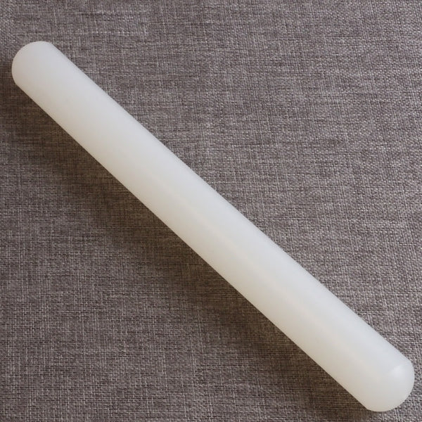 Large Size Plastic White Non-Stick Glide Fondant Rolling Pin - H00887