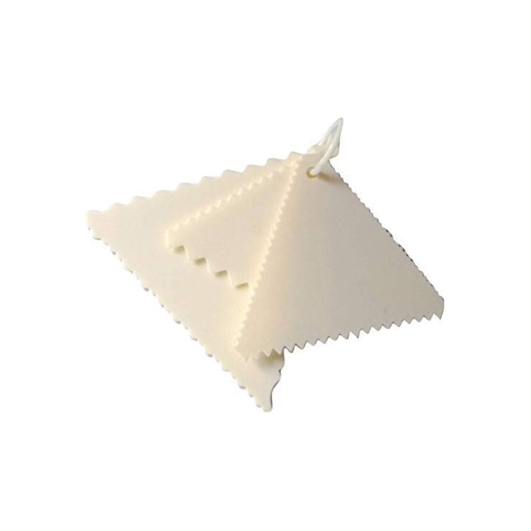 Triangle Cake Scraper Sawtooth Shape - H00868