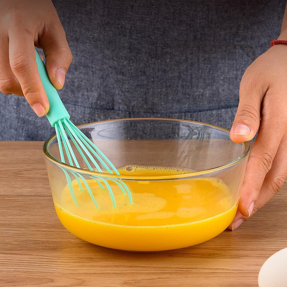 Silicone Whisk Egg Curd Beater Kitchen Tool - H00895