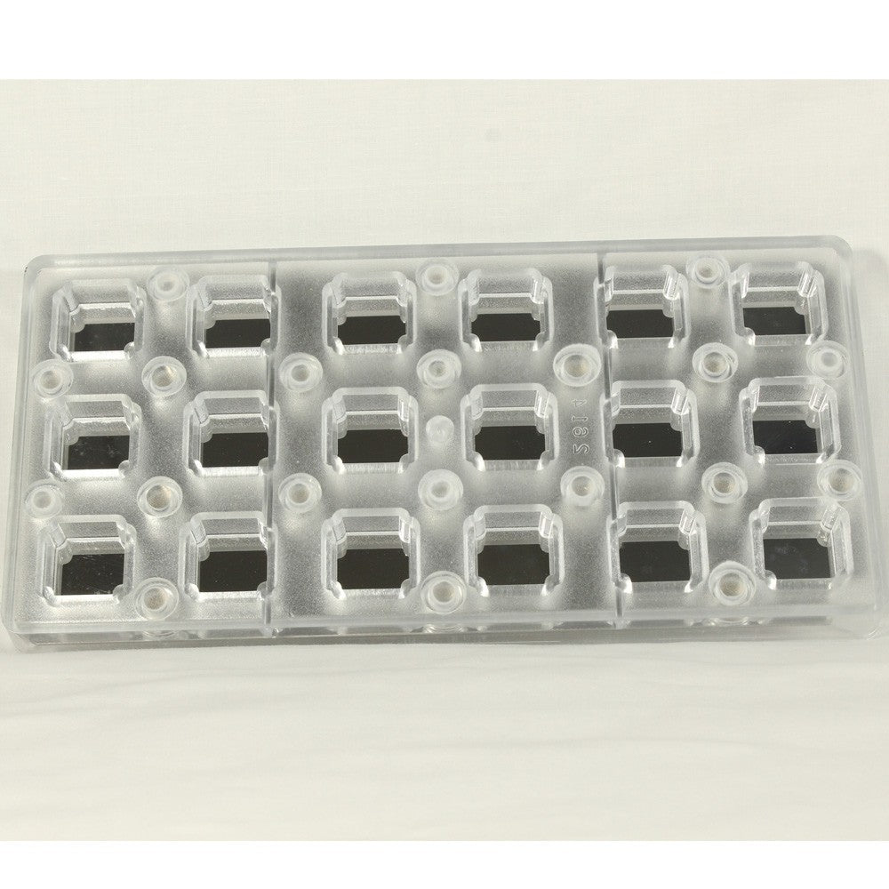 Magnetic Polycarbonate DIY Chocolate Mold  - SQUARE - H00954
