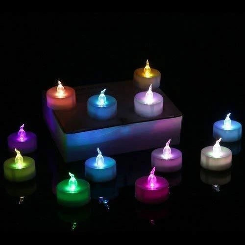 Buy Festival Decorative - LED Tealight Candles (Multi, 24 Pcs) - H01030