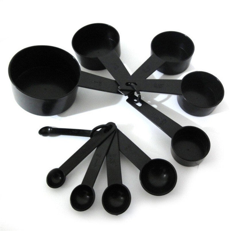 Buy 10 Pcs Plastic Measuring Spoons & Cup Set  - H01078