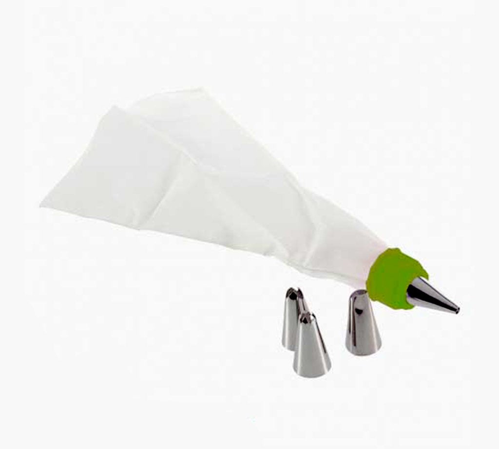 Buy Cake Decorating Nozzle with Piping Bag Stainless Steel Piping Cream Frosting Nozzles - H01088