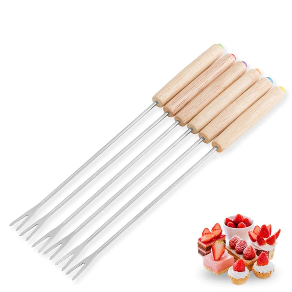 Buy 6 pcs Stainless Steel Chocolate Dipping Fork Set - H01090