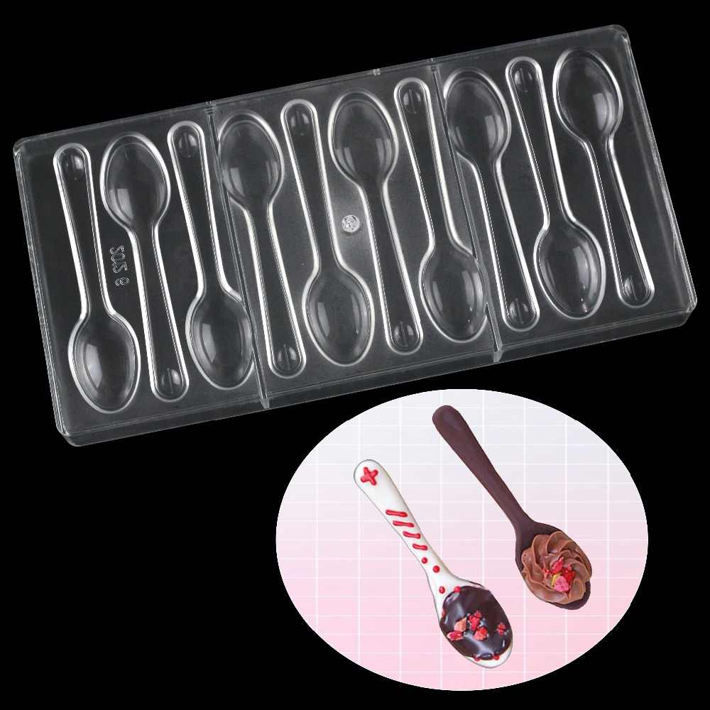 Buy POLYCARBONATE CHOCOLATE MOULD - SPOON SHAPE - ALLMYWISH.COM