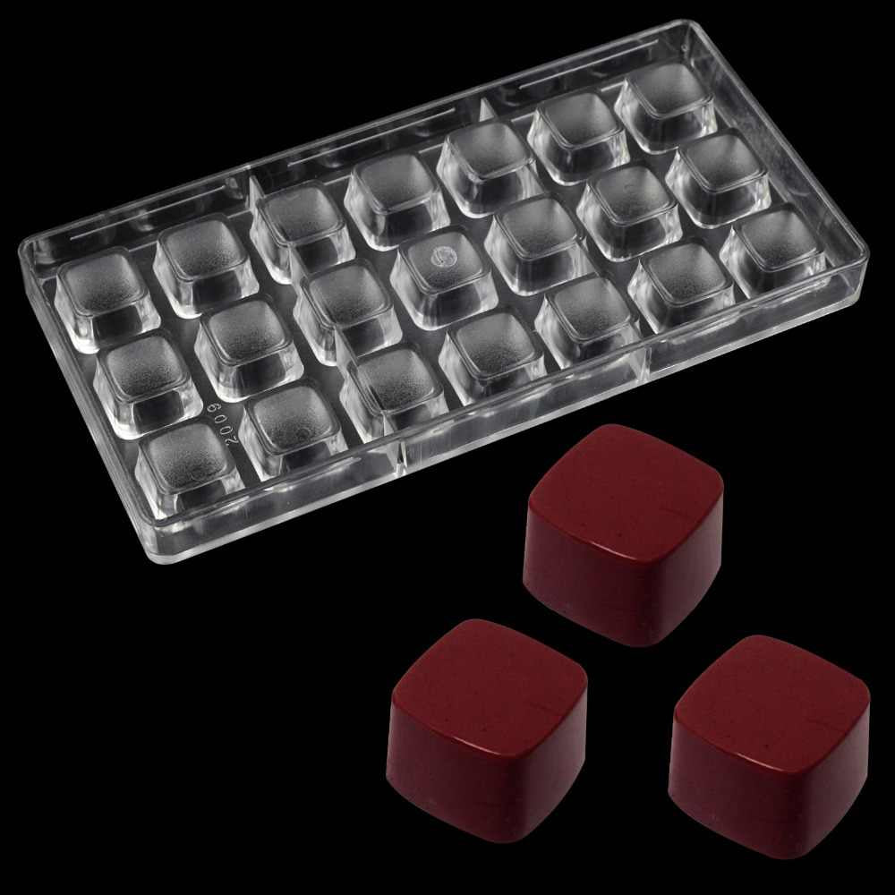 Buy CUBE SHAPE POLYCARBONATE CHOCOLATE MOULD - ALLMYWISH.COM
