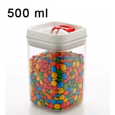Buy 3 Pcs Airtight Kitchen Container with Flip Lock for Multipurpose Use (500 ml) - H01173
