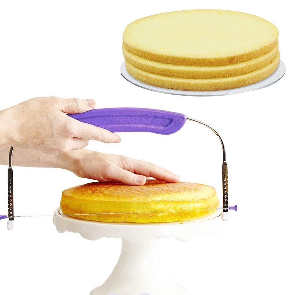 Buy Adjustable Bread Cake Slicer Cutter and Leveler ( 10 Inches ) 