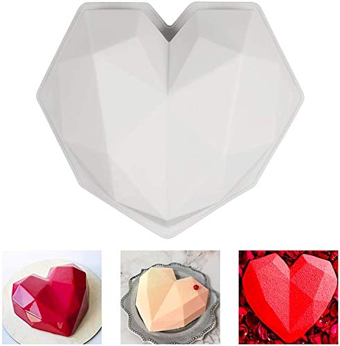 Buy Diamond Heart Shaped Pinata Silicone 3D Cake Mould -  ALLMYWISH.COM
