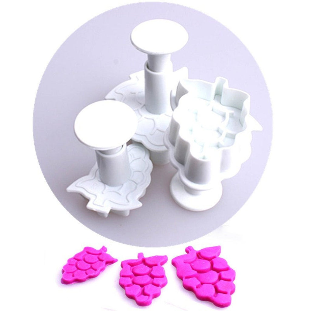 Buy Grape Shape Plunger Cutter Cake Decorating Tool - ALLMYWISH.COM