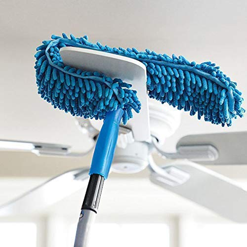 Buy Fan Cleaning Brush Feather Microfiber Duster Magic Dust Cleaner Fit Home Office Cleaning Tools (Multicolour) - H01258