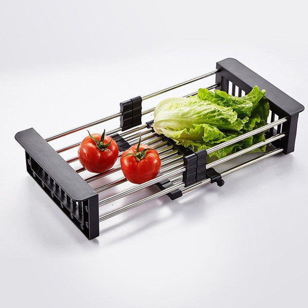 Buy Stainless Steel Expandable Kitchen Sink Dish Drainer - ALLMYWISH.COM