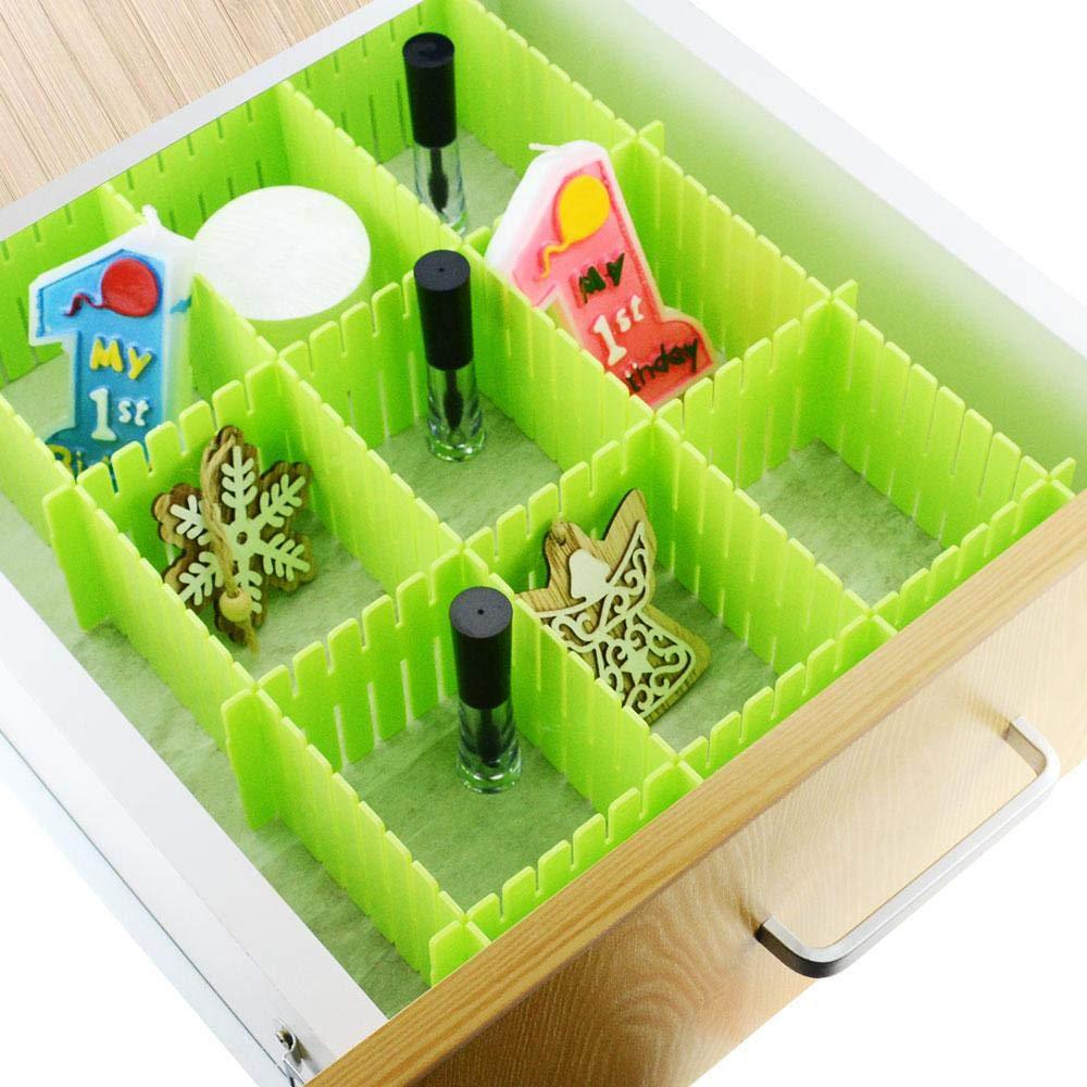 Buy 6 Pcs Adjustable Drawer Organizer and Kitchen Board Divider Online