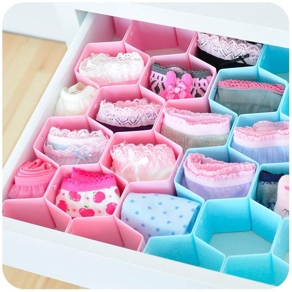 Buy 8 Pcs Honey Comb Drawer Divider Closet Partition Storage Online