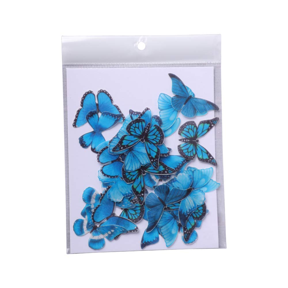 Buy Edible Blue Butterfly Cake Toppers Online - H01294