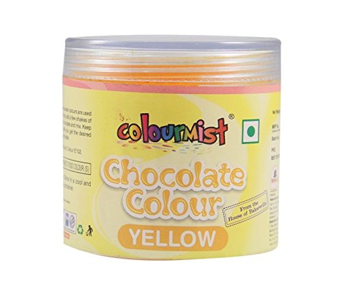 Buy COLOURMIST CHOCOLATE COLOUR - YELLOW ( 25 g ) Online - ALLMYWISH.COM