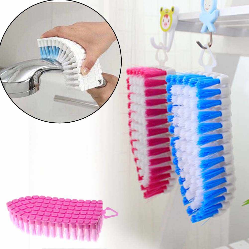 Buy Flexible Soft Brush with Hook Toilet Kitchen Creative Cleaning Brush Online