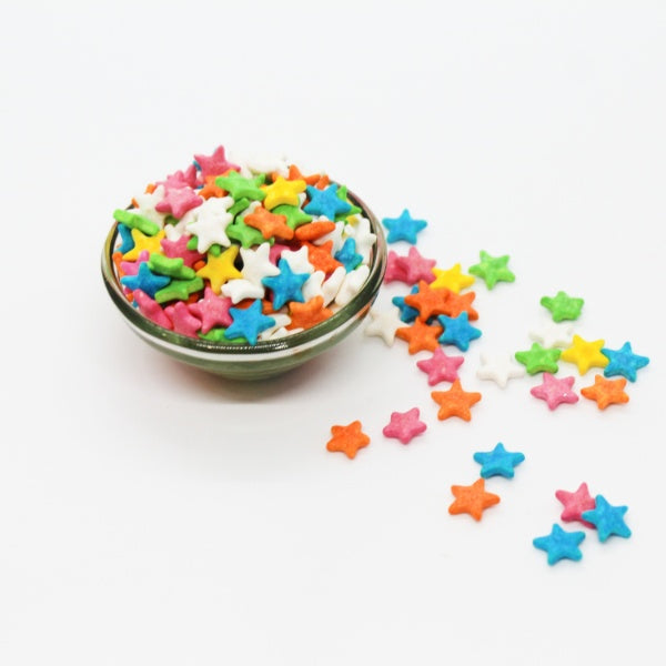Buy MULTI COLOUR STAR SHAPE CANDY - 100 GM Online - ALLMYWISH.COM