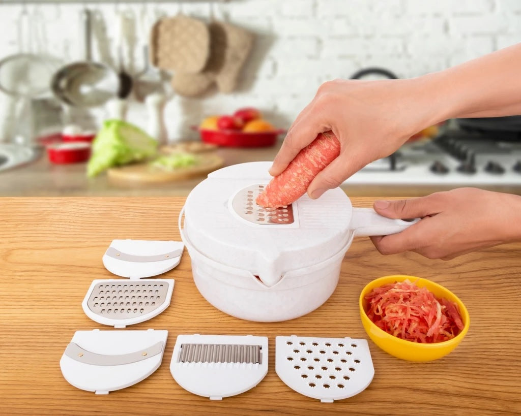 Buy Multipurpose 12 in 1 Vegetable and Fruit Chopper Cutter Grater Slicer - H01397