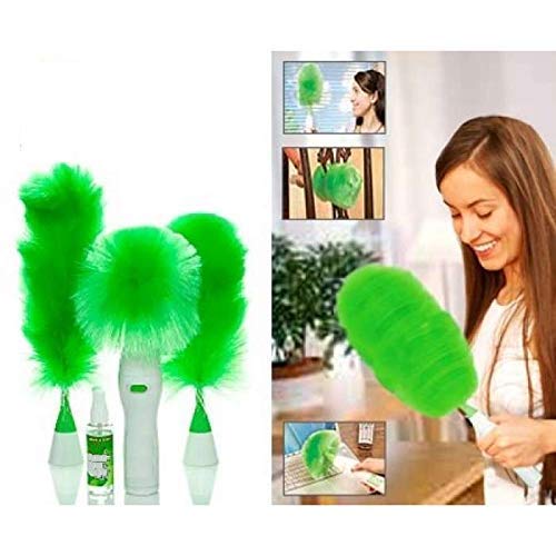 Buy Hand-Held,  Go Dust Electric Feather Spin Motorised Cleaning Brush Set Online