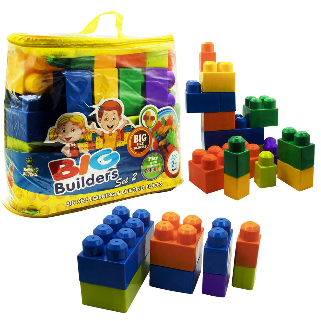 Buy Big Builders Blocks & Puzzles Set-2 |Building Toys for Toddlers (20 Pieces) - H01441