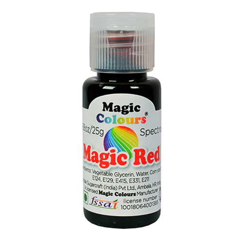 Buy Magic Gel Edible Colour (  Magic Red Color , 25gm , Pack of 1 ) Online