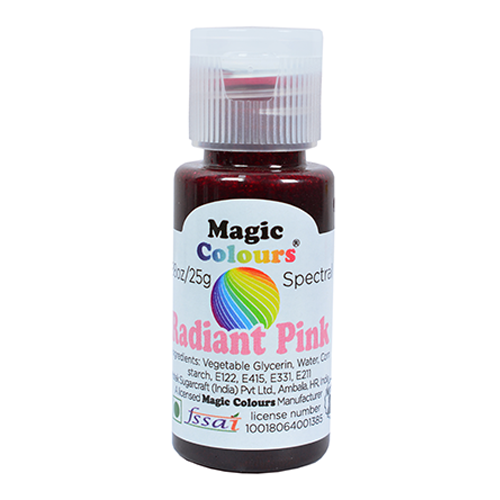 Buy Magic Gel Edible Colour ( Radiant Pink Color , 25gm , Pack of 1 ) Online