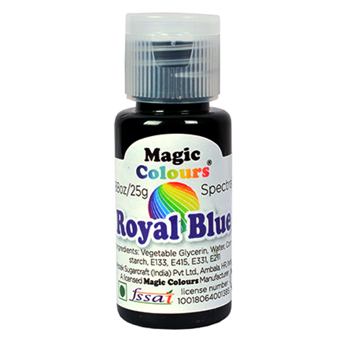 Buy Magic Gel Edible Colour ( Royal Blue Color , 25gm , Pack of 1 ) Online