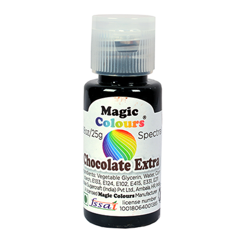 Buy Magic Gel Edible Colour (Chocolate Extra Color , 25gm , Pack of 1 ) Online