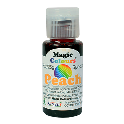 Buy Magic Gel Edible Colour ( Peach Color , 25gm , Pack of 1 ) Online