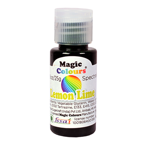 Buy Magic Gel Edible Colour ( Lemon Lime Color , 25gm , Pack of 1 ) Online