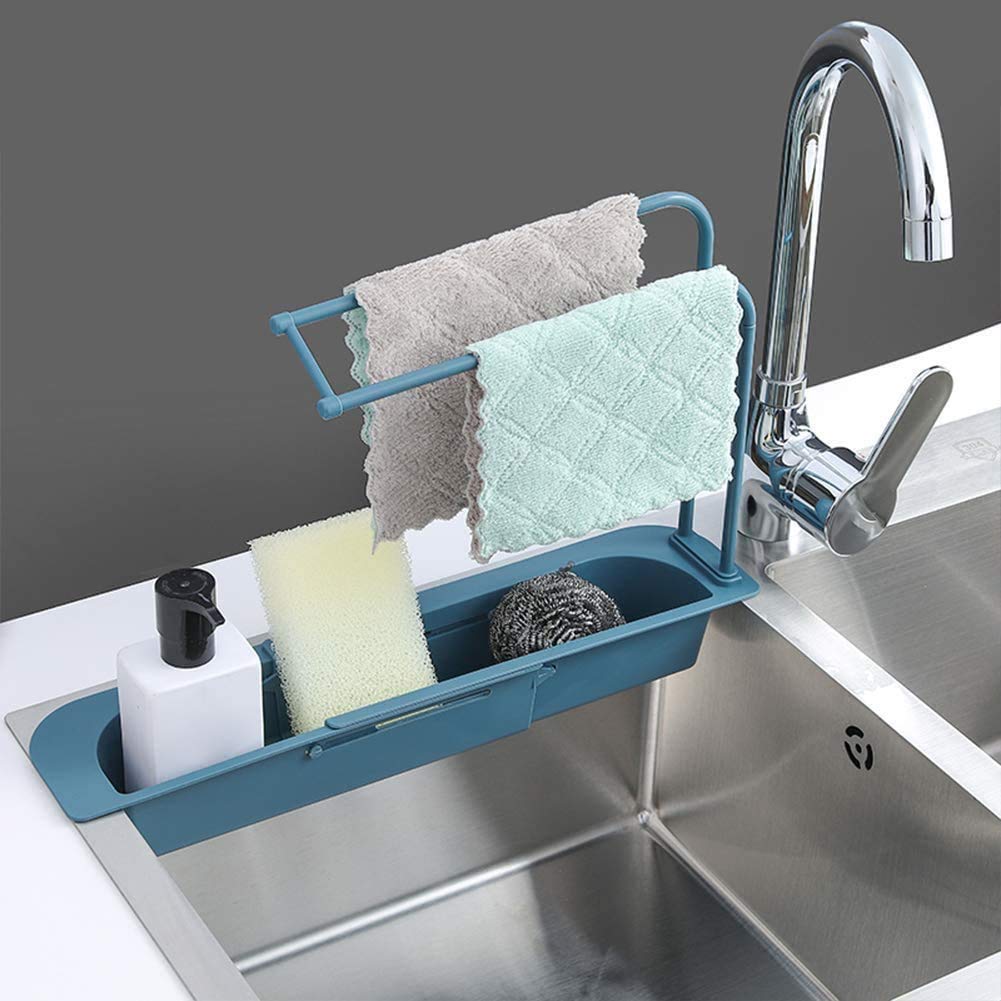 Buy Expandable Storage Drain Basket Rack Sink Holder Online