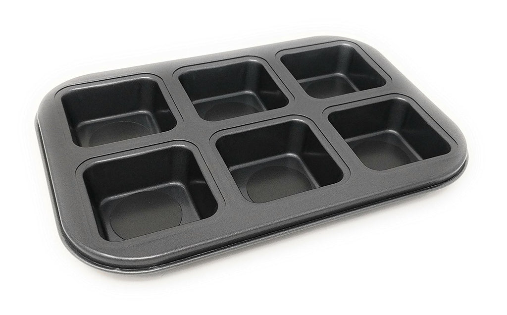 Buy 6 Cavity Square Cup Cake Mould Online