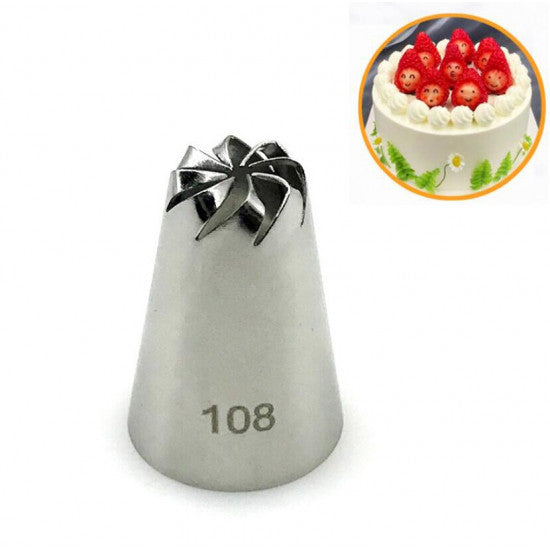 Buy 2 Pcs -  108 No. Icing Nozzle Online at Best Price - ALLMYWISH.COM