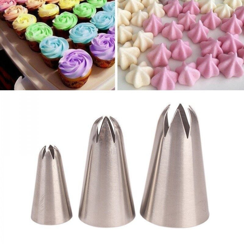 Buy Nozzle Icing Tips Set of 3 Pcs Online - ALLMYWISH.COM