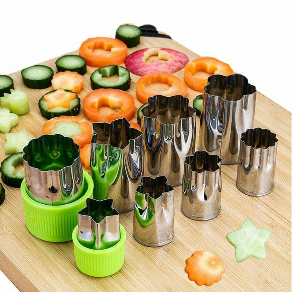 Buy Vegetable / Fruit Cutter Set of 8 Pieces Online - ALLMYWISH.COM
