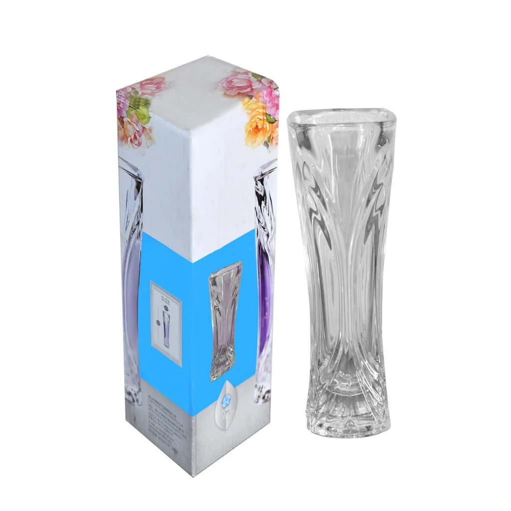 Buy Glass Flower Pot, Crystal Clear Vase for Living Online - ALLMYWISH.COM