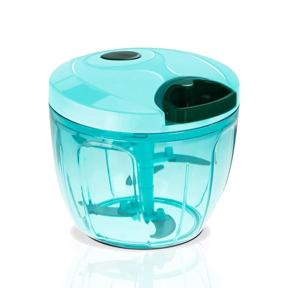 Buy Manual Stainless Steel Compact Extra Sharp Hand Held Vegetable Chopper/Slicer with 5 Blades (750 ml) 
