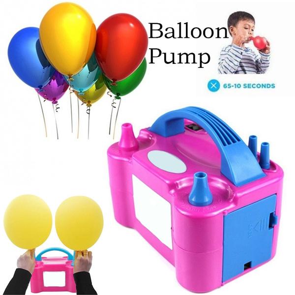 Buy Portable Dual Nozzle Electric Balloon Blower Pump Inflator Online