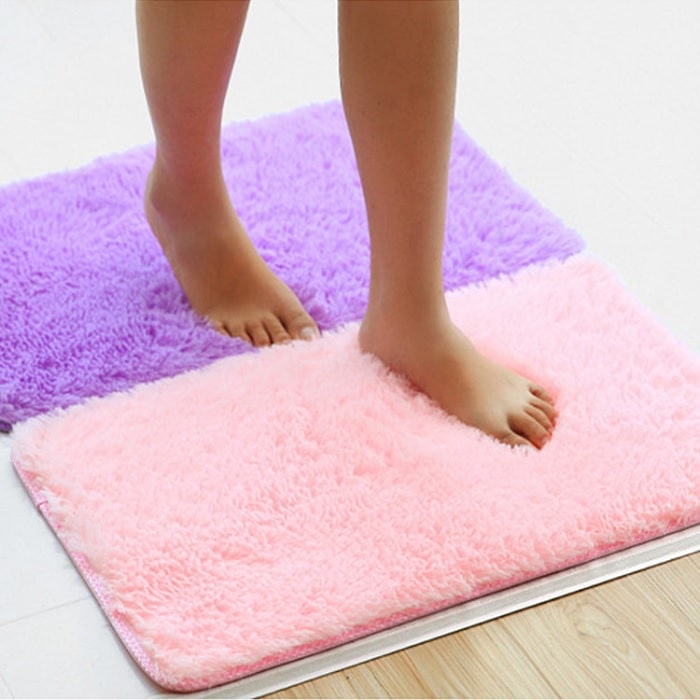 Buy Plush Floor Mat ( Random Color ) Online - ALLMYWISH.COM