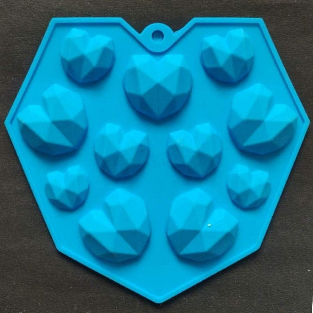 Buy 3D Pinata Heart 11 Cavity Silicone Mould Online - ALLMYWISH.COM 