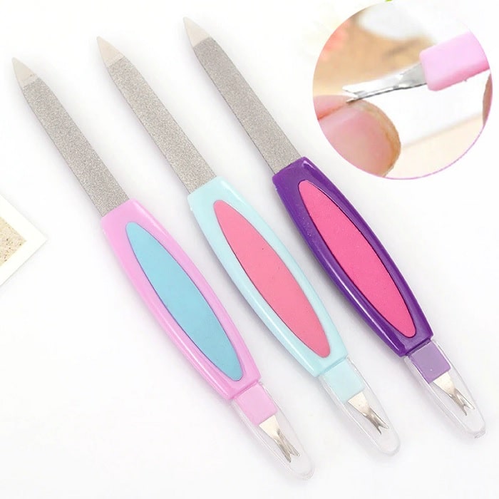 Buy 2 Pcs - Manicure Pedicure Nail File Tool Online - ALLMYWISH.COM 