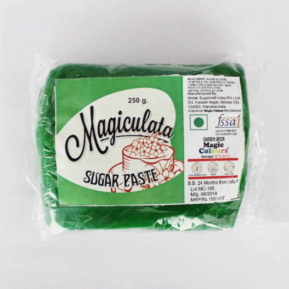 Buy Garden Green Sugar Paste (250 Gm) - Magiculata Online - ALLMYWISH.COM 