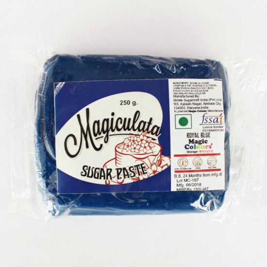 Buy Royal Blue Sugar Paste (250 Gm) - Magiculata Online at ALLMYWISH.COM