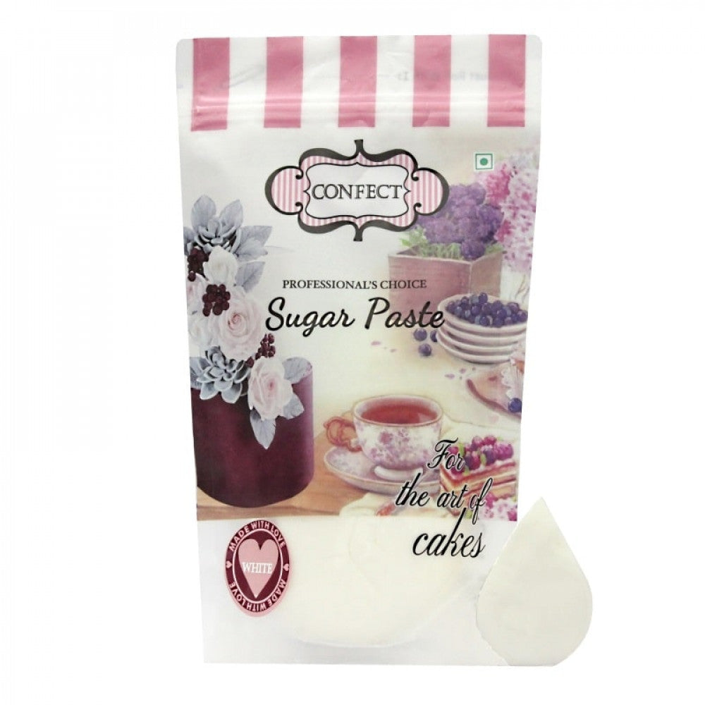Buy White Sugar Paste (1 Kg) - Confect Online - ALLMYWISH.COM