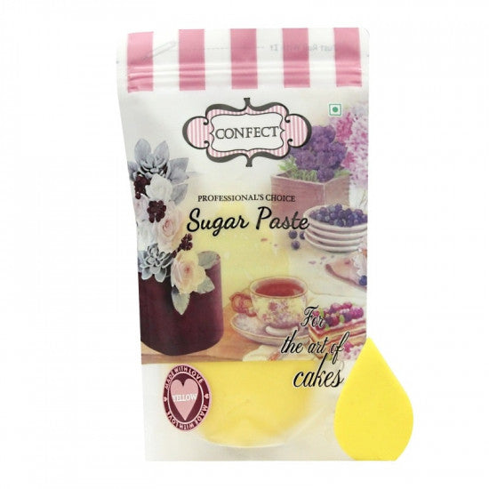 Buy Yellow Sugar Paste (1 Kg) - Confect Online - ALLMYWISH.COM