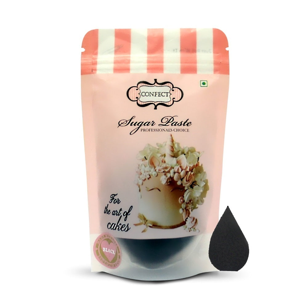 Buy Black Sugar Paste (250 gm) - Confect Online - ALLMYWISH.COM