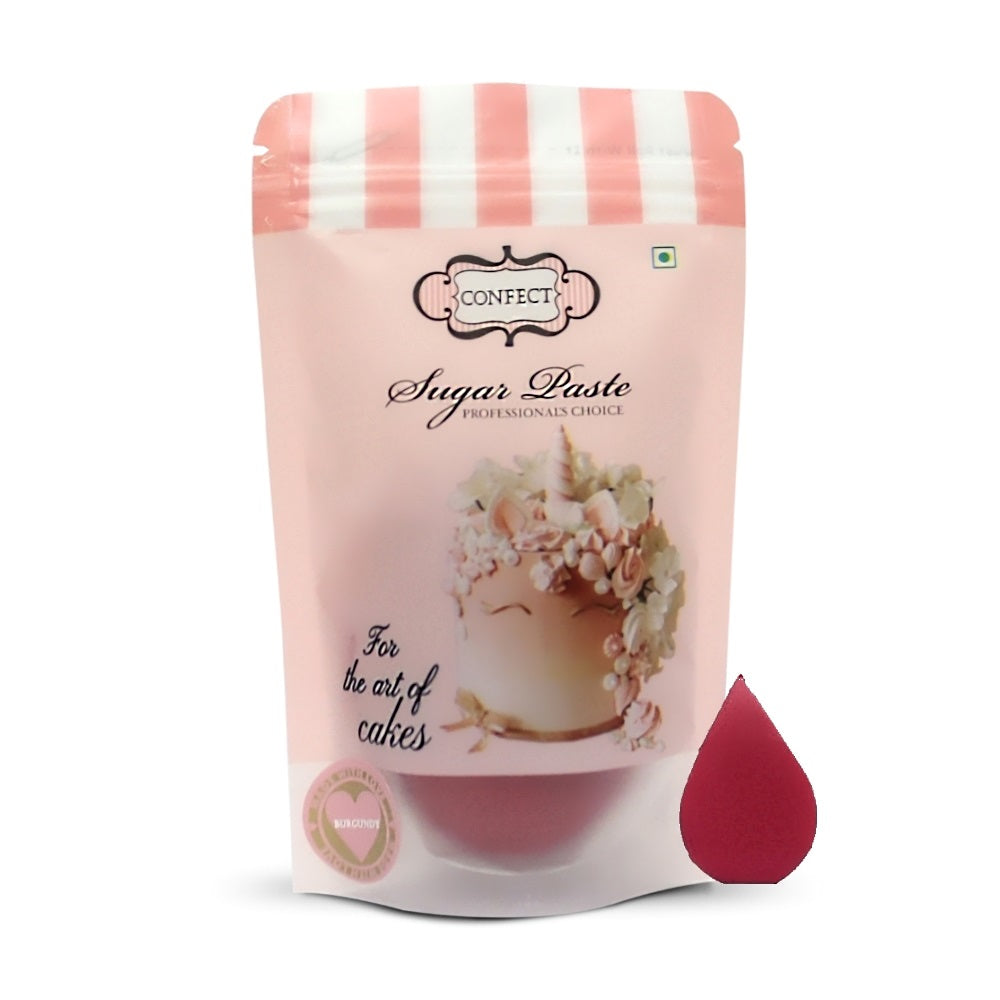 Buy Burgundy Sugar Paste (250 gm) - Confect Online - ALLMYWISH.COM