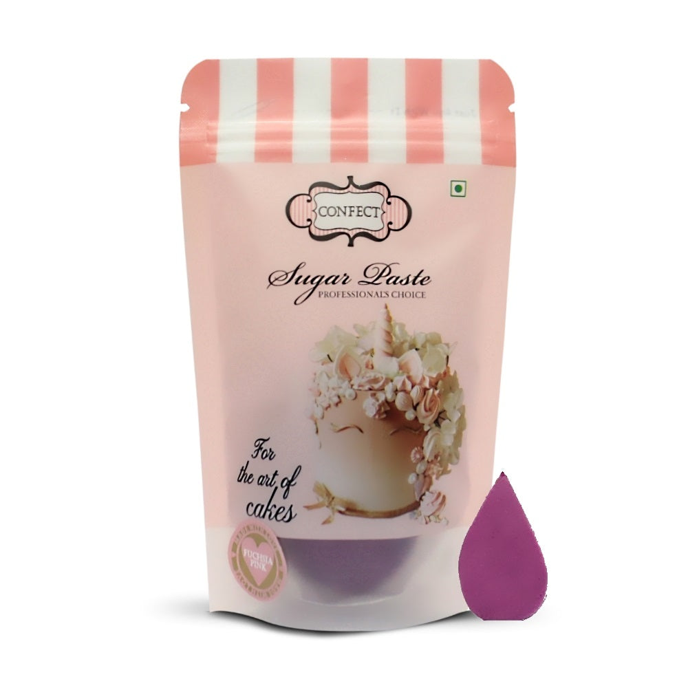 Buy Fuchsia Pink Sugar Paste (250 gm) - Confect  Online - ALLMYWISH.COM